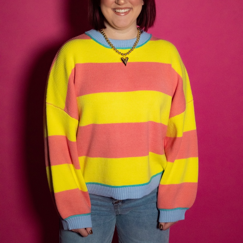 Colorful Striped Sweater